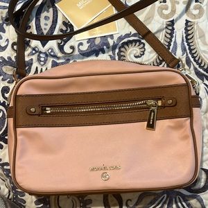 Pink and Tan Michael Kors purse